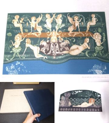 山下清澄！豪華銅版画集！幻想庭園！マンディアルグ直筆サイン！三島由紀夫や寺山修司が絶賛！　　　検澁澤龍彦宇野亜喜良山本六三金子國義