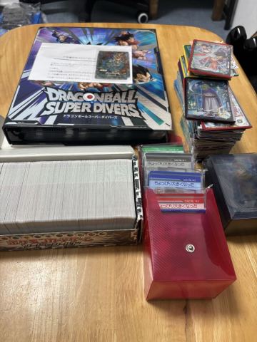 ドラゴンボールスーパーダイバーズ　引退品　まとめ売り　　GDR バインダー　三弾SR以下コンプ　アドバンスパック1.2SR以下コンプなど... 