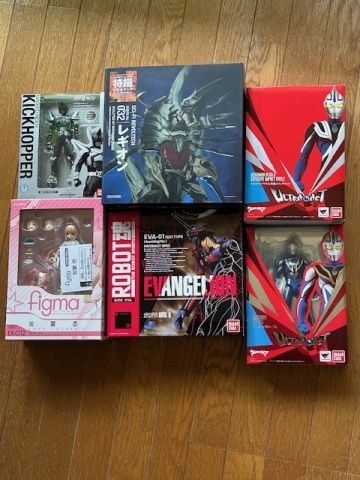 【倉庫整理品】ウルトラマンガイヤ ULTRA ACT　エヴァンゲリオン EVA-01 特撮リボルテック レギオン　仮面ライダー S.H.Figuarts 　双葉杏
