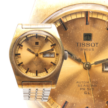 S-739 TISSOT／ティソ「SEASTAR PR516 GL」AUTOMATIC／自動巻／アンティーク／ヴィンテージ