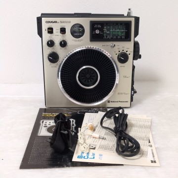 【超美品】National Panasonic RF-1150 COUGAR115 ナショナル パナソニック クーガー1150 FM/ MW/ SW1〜3 5バンド ポータブル ラジオ 