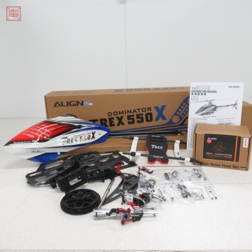 現状品 アライン 電動RC ヘリコプター T-REX 550X ドミネーター ALIGN DOMINATOR ラジコン ラジヘリ【40