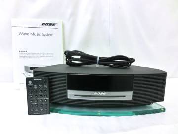 １円～　BOSE　ボーズ　【Wave Music System】　ウェーブミュージックシステム　中古　動作確認済　リモコン・説明書・台座あり
