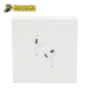 1円スタート 未開封 Apple Air Pods 3 第三世代 MME73J/A ホワイト MagSafe 充電ケース アクセサリー 逸品質屋 丸高 尼崎市