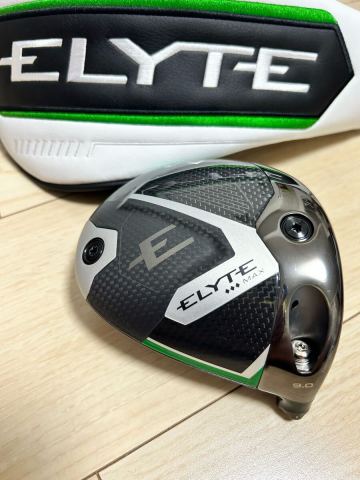 キャロウェイ ELYTE Callaway エリート ヘッド単品　トリプルダイヤ MAX 9.0 トリプルダイヤモンド　 ドライバー　ヘッドカバー付