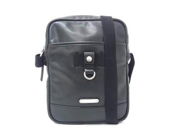 1円 ■美品■ SAINT LAURENT サンローラン レザー ショルダーバッグ クロスボディ 斜め掛け ブラック系 FR0858