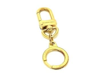1円 LOUIS VUITTON ルイヴィトン M62694 アノクレ キーリング キーホルダー バッグチャーム レディース メンズ ゴールド系 BK9768