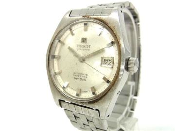 1円 ■稼働品■ TISSOT ティソ VISODATE PR516 手巻き 腕時計 ウォッチ シルバー系 FQ0989