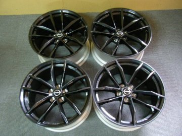 新車外し! RZ34 日産 フェアレディZ 純正 RAYS レイズ 19インチ 鍛造 アルミホイール 9.5J/10J ET40/30 PCD114.3-5H 4本セット P4810