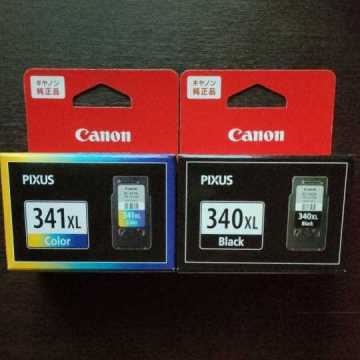 ☆新品未開封 取付期限全て２０２６年以降 CANON 純正 大容量 BC-340XL 黒+BC-341XL カラー☆