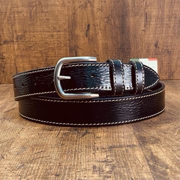 【貴重】 〜120cm ヌメ革 レザーベルト 牛革 調整可 イタリアンレザー フリーサイズ カジュアル メンズベルト ビジネス 本革 送料無料 黒