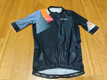 サイクルジャージ lecol strava エベレスティング Sサイズ メンズ 黒 ブラック