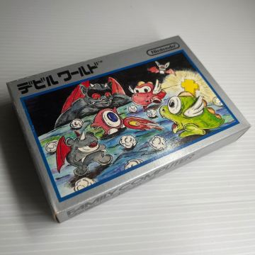 【状態良好・1円スタート】ファミコンソフト デビルワールド　FC