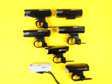 (AY-23) CATEYE キャットアイ AMPP300 / VOLT200 / AMPP130 / URBAN2 7個 まとめ 自転車ライト フロントライト ＠60(7)