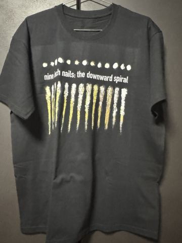 NINE INCH NAILS ナインインチネイルズ _ the downward spiral T_shirts XL タグ無 NIN RAGE RHCP KORN MATAL ROCK 