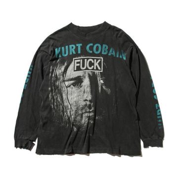Kurt Cobain NIRVANA ロンT tシャツ ヴィンテージ カートコバーン ニルヴァーナ Tシャツ