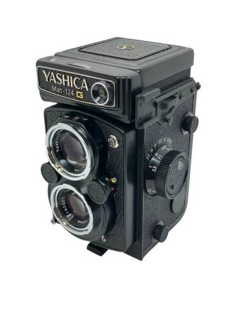 美品 YASHICA Mat-124G Yashinon 80mm F2.8 F3.5 ヤシカ 二眼レフ フィルムカメラ // Y325807 