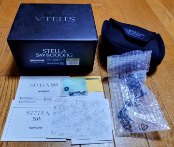 超美品 2024 10/18 購入 シマノ 19ステラSW 8000HG 3年保証付