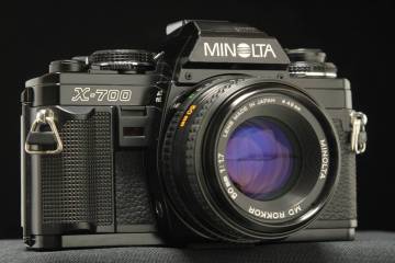 分解・整備品 X-700 MD ROKKOR 50mm F1.7 MOTOR DRIVE 1 作動問題無し