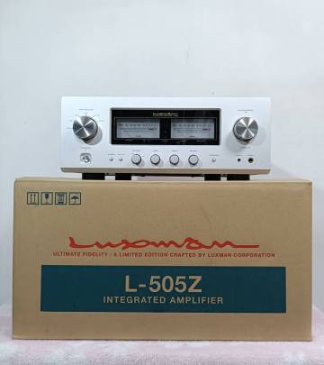 新品同様！LUXMAN L-505Z プリメインアンプ 保証書付・付属品完備 ワンオーナー品。