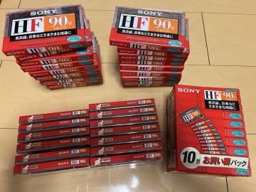 ソニー　HF カセットテープ　未使用　90分　 SONY Cassette tape　44本