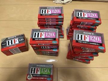 ソニー　HF カセットテープ　未使用　120分、150分　 SONY Cassette tape　50本