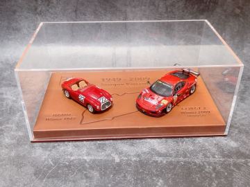 限定60台　BBR 1/43 ルマン　1949-2009 フェラーリ166 MM、F430 GT2 2台セット　Ferrari 60th 優勝車　Le Mans 検: makeup MR 1/18