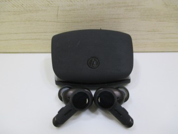 ☆audio-technica Bluetooth ワイヤレスヘッドセット イヤホン ブラック(ATH-TWX9)!!