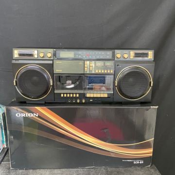 ORION オリオン CDステレオラジオカセット SCR-B9 ドウシャ Bluetooth搭載 CD カセットテープ ラジオ 音出し確認済み 箱付き ラジカセ 1