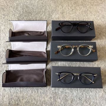 オリバーピープルズ OLIVER PEOPLES グレゴリーペック 2個 ダビット 1個 メガネ 眼鏡 度入り セット 外箱付き メガネフレーム サングラス