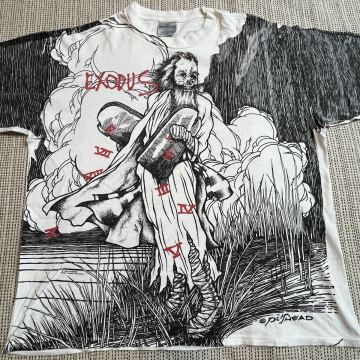 激レア！exodus tシャツ pushead limp bizkit sonic youth NINE INCH NAILS metallica Smashing Pumpkins Nirvana Soundgarden バンドt