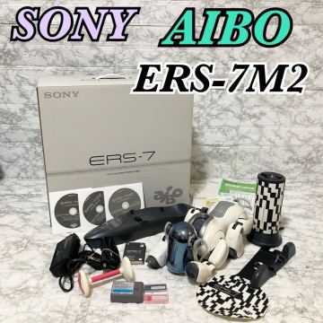 【動作確認済 付属品ほぼ完品】SONY ソニー AIBO アイボ ERS-7M2 パールホワイト アイボマインド2,3 バーチャルペット 一部ワケアリ