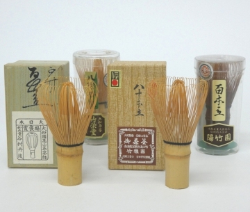S530Sちょる 【茶道具名品】茶筅４点セット　竹製　薄茶点前　お抹茶道具　ちゃせん　お茶会　茶の湯　茶席　茶道家収集品　現状お渡し品　