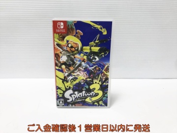 【1円】Switch スプラトゥーン3 ゲームソフト スイッチ 状態良好 1A0010-418an/G1