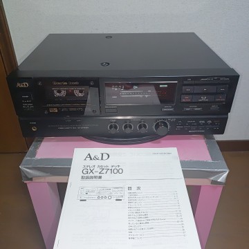 A&D カセットデッキ GX-Z7100EX 3ヘッド 赤井電機 動作品 取説付き
