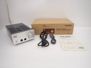 【良品】STAX スタックス 真空管/管球式ドライバーユニット/専用ヘッドフォンアンプ SRM-006tA 元箱/説明書付 ∽ 72FF4-28