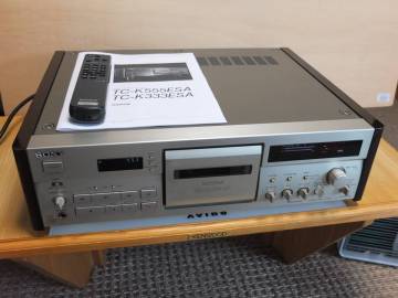 SONY　TC-K333ESAシルバー　整備済み動作良品　リモコン、取扱説明書有り