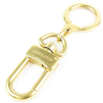 201252★1円スタート★LOUIS VUITTON ルイヴィトン 美品 アノクレ バッグチャーム キーリング アクセサリー キーホルダー メタル ゴールド