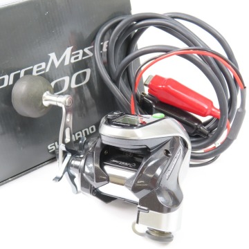 201393★1円スタート★SHIMANO シマノ 美品 15 フォースマスター 800 ForceMaster MUTEKI 79.8km 139.5h 船 電動 リール フィッシング 釣り