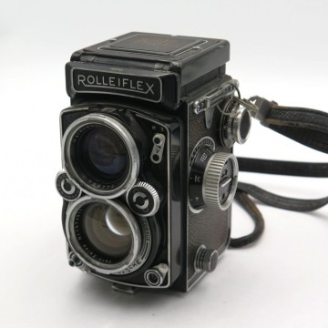 1円〜 ROLLEIFLEX ローライフレックス 3.5B 二眼レフカメラ Heidosmat 1:2.8/80 Carl Zeiss Planar 動作未確認 現状品 3950650