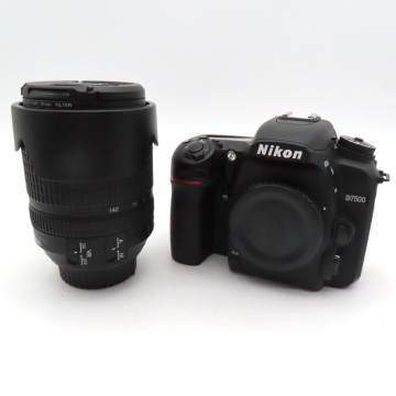 1円〜 Nikon ニコン D7500 デジタル一眼レフカメラ AF-S NIKKOR 18-140mm F3.5-5.6G ED VR 箱付 レンズキット 動作確認済 現状品 3871275