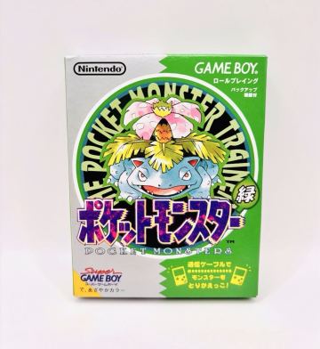 新品　GB ポケットモンスター ポケモン pokemon 緑 GREEN ゲームボーイ GAMEBOY 1円スタート 当時物 非常に綺麗な新品
