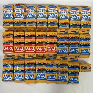 Kodak コダック GOLD400 GOLD100 kodacolorVR 35mm カメラフィルム フィルム FILM 24枚撮り 期限切れ 未開封 70個 まとめ