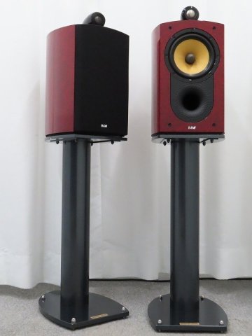 ■□【良品】B&W Signature 805/ACOUSTIC REVIVE RSS-805 スピーカーペア 専用スタンド付□■029564003-4□■