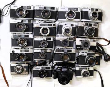 OLYMPUS CANON YASHICA KONICA MINOLTA RICOH PEN 35DC TRIP 35 Canonet QL HI-MATIC 等レンジファインダー 大量！まとめセット！