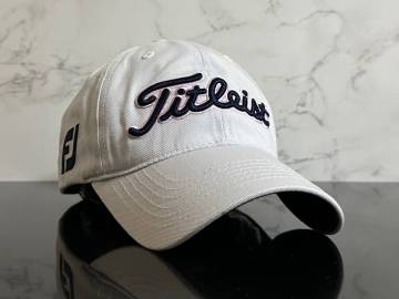 【未使用品】242SB 訳あり★Titleist タイトリスト ゴルフ キャップ 帽子 CAP クールなライトブルーにネイビーロゴ♪《FREEサイズ》