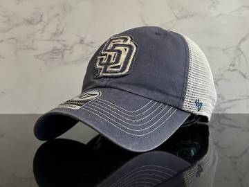 【未使用品】348SB 訳あり★’47BRAND ’47ブランド×MLB サンディエゴ パドレス San Diego Padres コラボ キャップ 帽子《FREEサイズ》