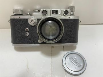 010427　ライカ　Leica D.R.P. Ernst Leitz Wetzlar　三脚・ケース付き　動作未確認