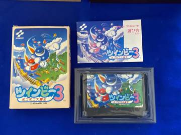 FC 美品　ツインビー3 箱説付き　珍品　レア　ファミコン 