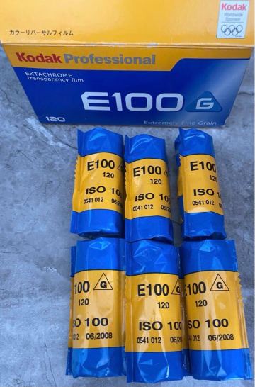 期限切れ Kodak FUJIFILM コダック 富士フイルム ブローニー E100G 6本 フィルム PROVIA 100F